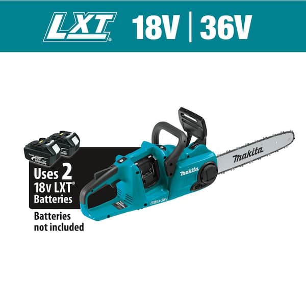 Makita LXT 14 in. 18V X2 (36V) Lithium-Ion Brushless Battery Rear Handle Chainsaw (Tool-Only)