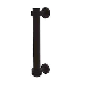 8 in. Center-to-Center Door Pull with Dotted Aents in Oil Rubbed Bronze
