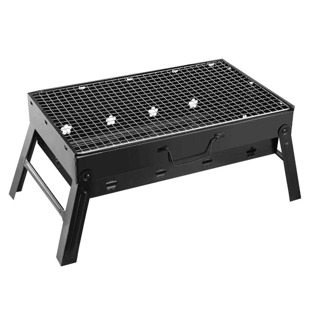 Portable Stainless Steel Folding Charcoal Grill, Tabletop BBQ, Easy Setup & Clean, For Camping, Tailgating, Picnics price history on PriceWatchPro