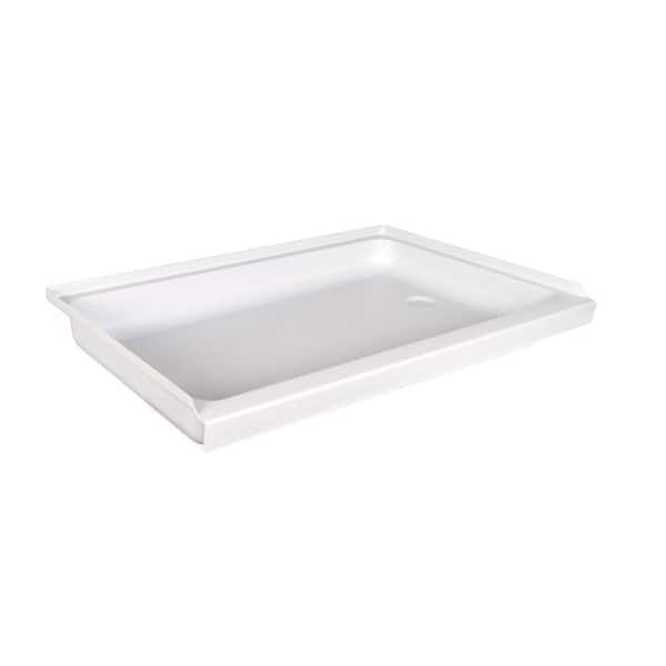 ICON Shower Pan Assembly SP2440RH-PW, Right Hand Drain