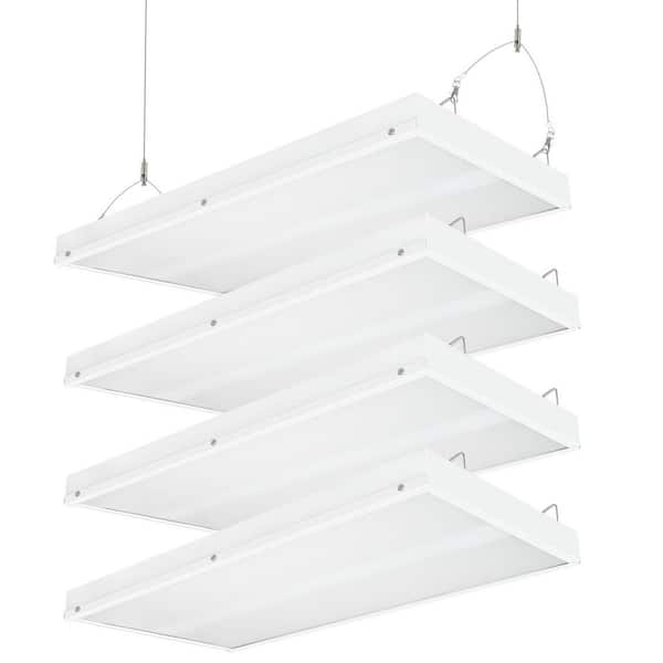 2 ft. 5000K Integrated LED Linear High Bay Shop Lights, 100-277V 100W 16000LM Eqv.400W MH for Garage, ETL Listed, 4-Pack