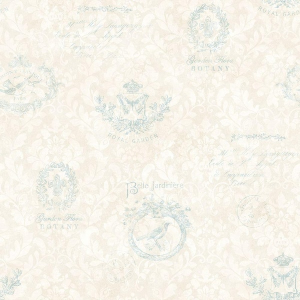 Chesapeake Belle Jardin Sky Block Print Sky Wallpaper Sample