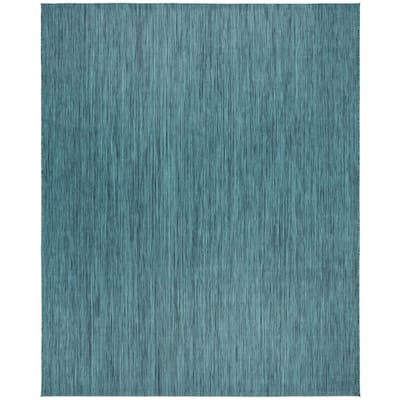 Teal 8 X 10 Turquoise Outdoor Rugs Rugs The Home Depot