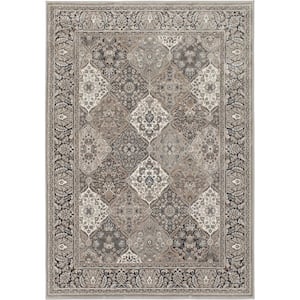 Kurdamir Lochlan Multi 8 ft. x 11 ft. Panel Polypropylene Area Rug