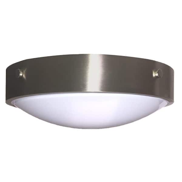 PROCURVE 2-Light Brushed Nickel Flush Mount