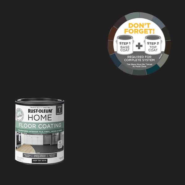 1 qt. Black Interior Floor Base Coating