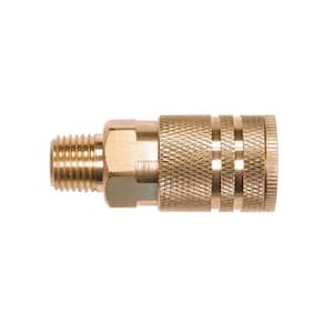 1/4 in. Industrial 6-Ball Brass Coupler with 1/4 in. Male NPT