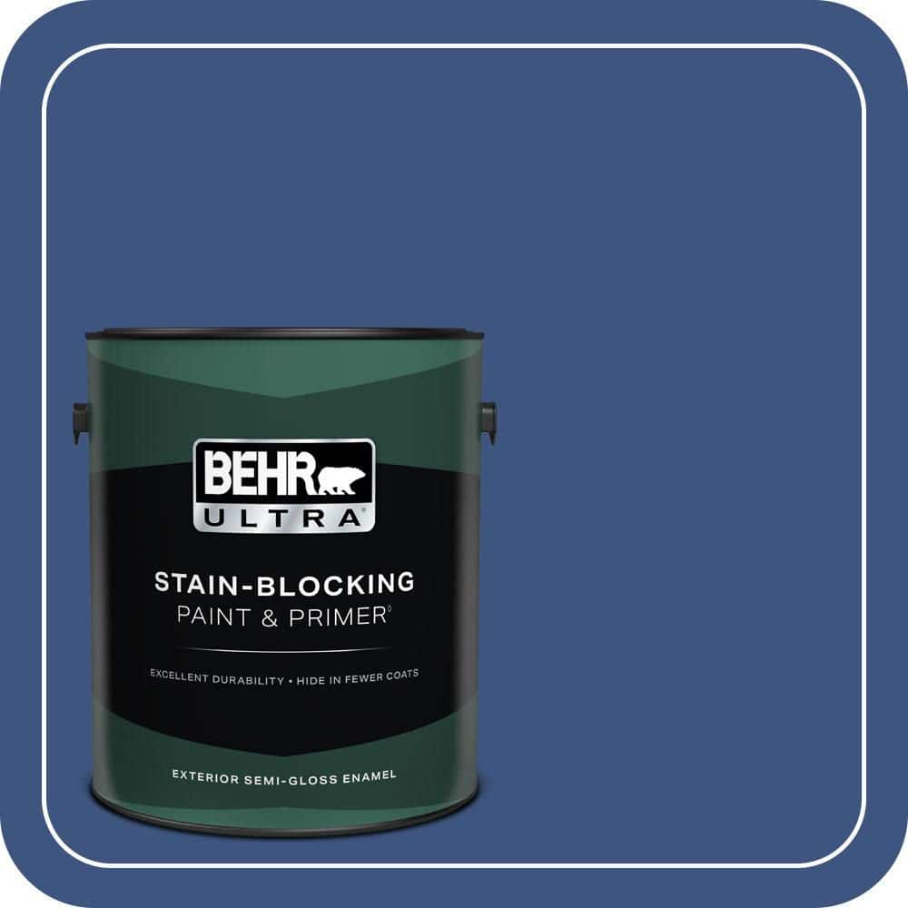 1 gal. #S-G-600 Deep Azure Semi-Gloss Enamel Exterior Paint & Primer price history on PriceWatchPro