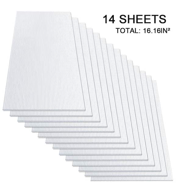 23 in. x 48 in. x 0.15 in. Twin-Walled Polycarbonate Roof Panel Cover (Set of 14)