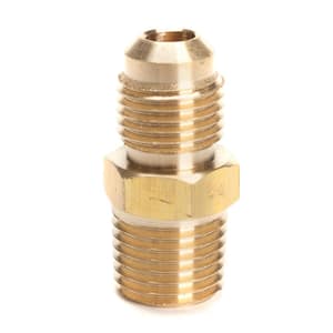 5/16 in. Flare x 1/4 in. MIP Brass Adapter Fitting (5-Pack)