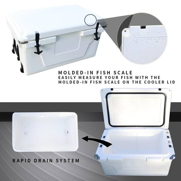 ITOPFOX 65 qt. Camping Picnic Fishing portable Cooler Chest Cooler