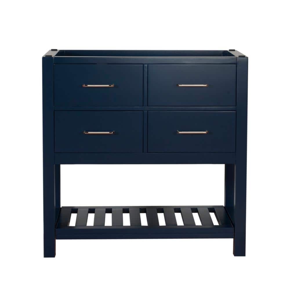 Santa Monica 36 in. W x 18 in. D x 35 in. H Bath Vanity Cabinet without Top