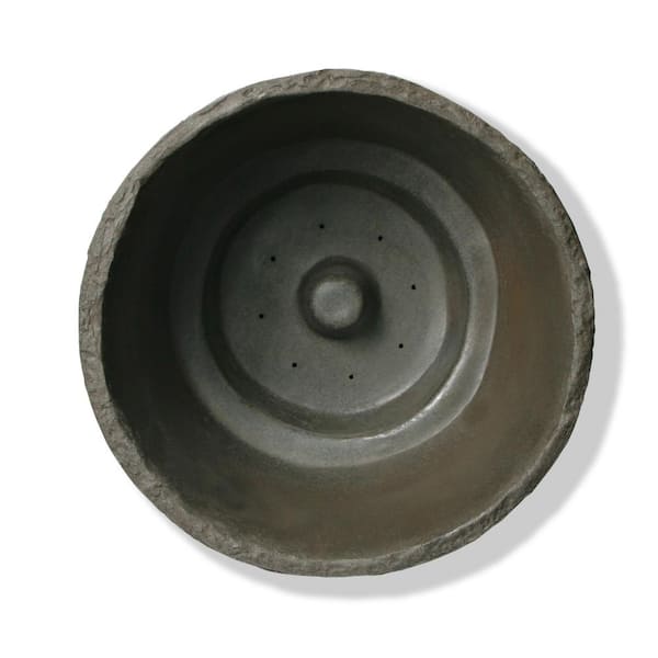 Algreen Athena Planter, 20-Inch Height by 12.6-In., Self-Watering Planter, Charcoalstone Algreen Athena Planter, 20-Inch Height by 12.6-In., Self-Watering Planter, Charcoalstone