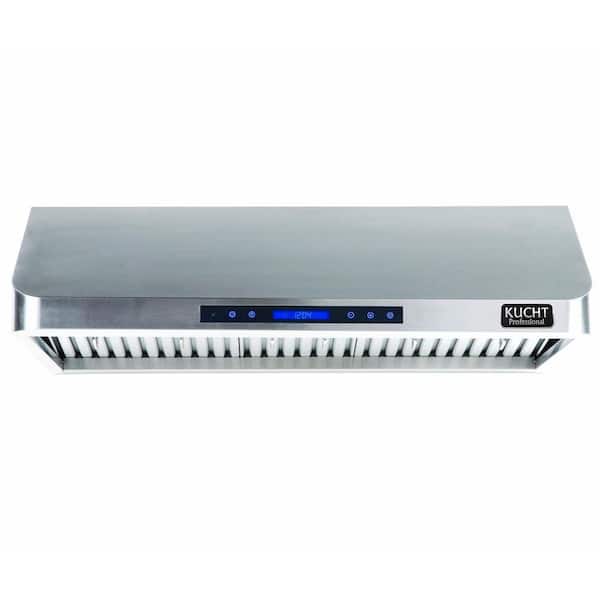 Kucht Professional 36 in. Under Cabinet Range Hood with Light in Stainless Steel