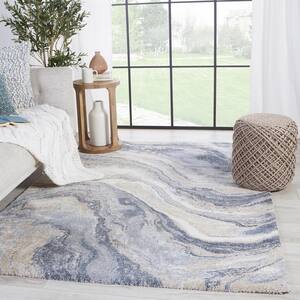 Modern Hall Runner ARGENT frame Width  60-120 cm CREAM BLUE Best Quality 
