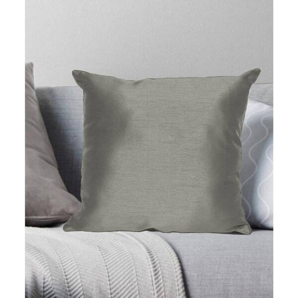 faux silk throw pillows