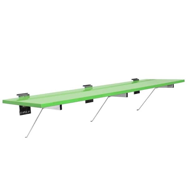 Evolia 48 in. Melamine Shelf and Supports in Green