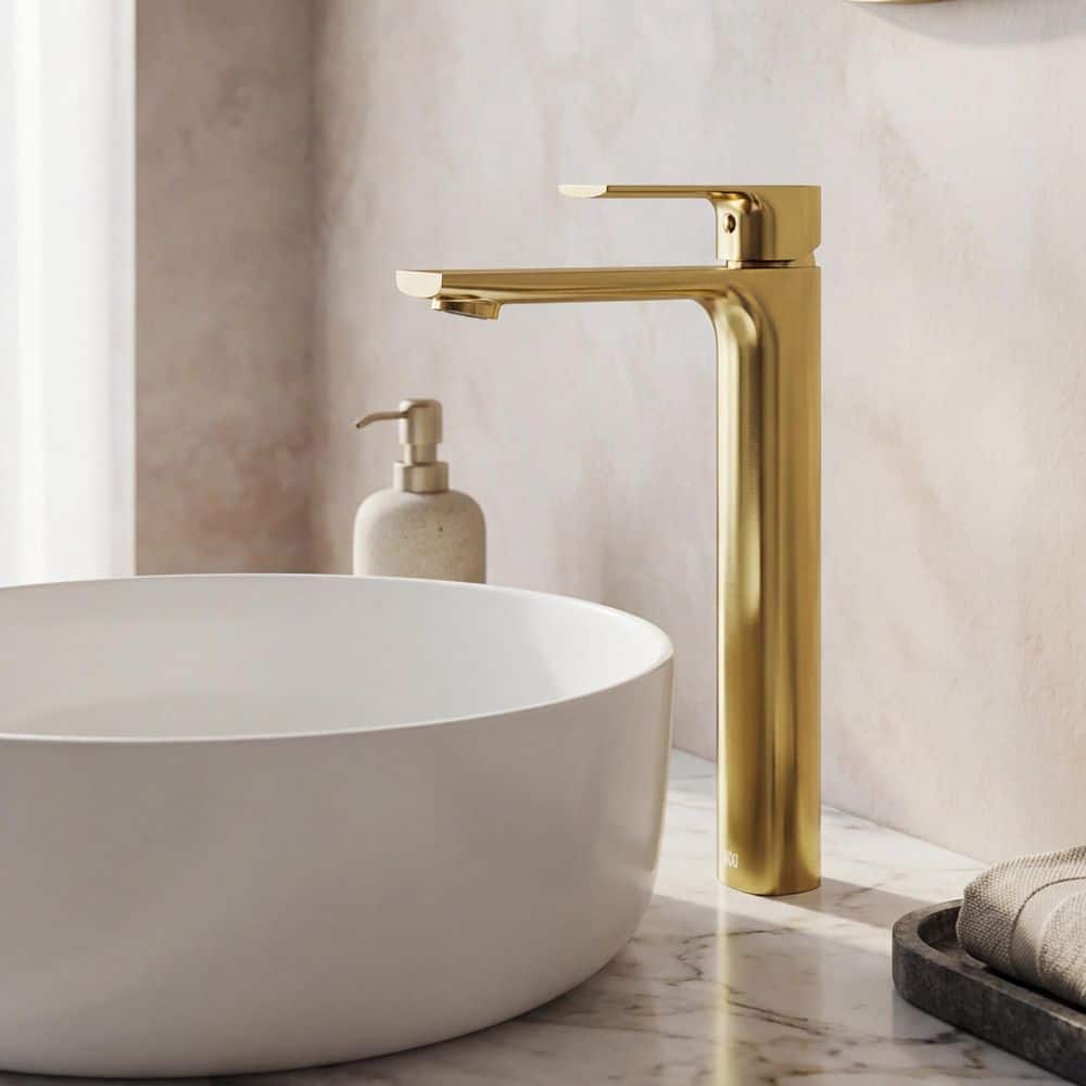VIGO Norfolk Single Handle Single-Hole Bathroom Vessel Faucet in