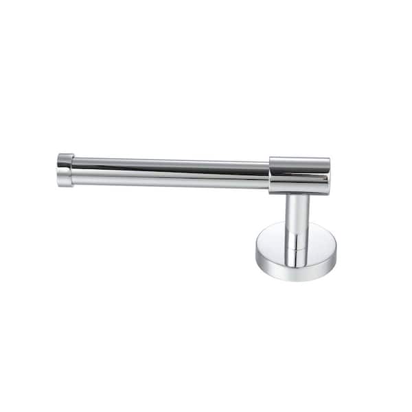Utopia 7.29 in. Wall Mounted Toilet Paper Holder Polished Chrome