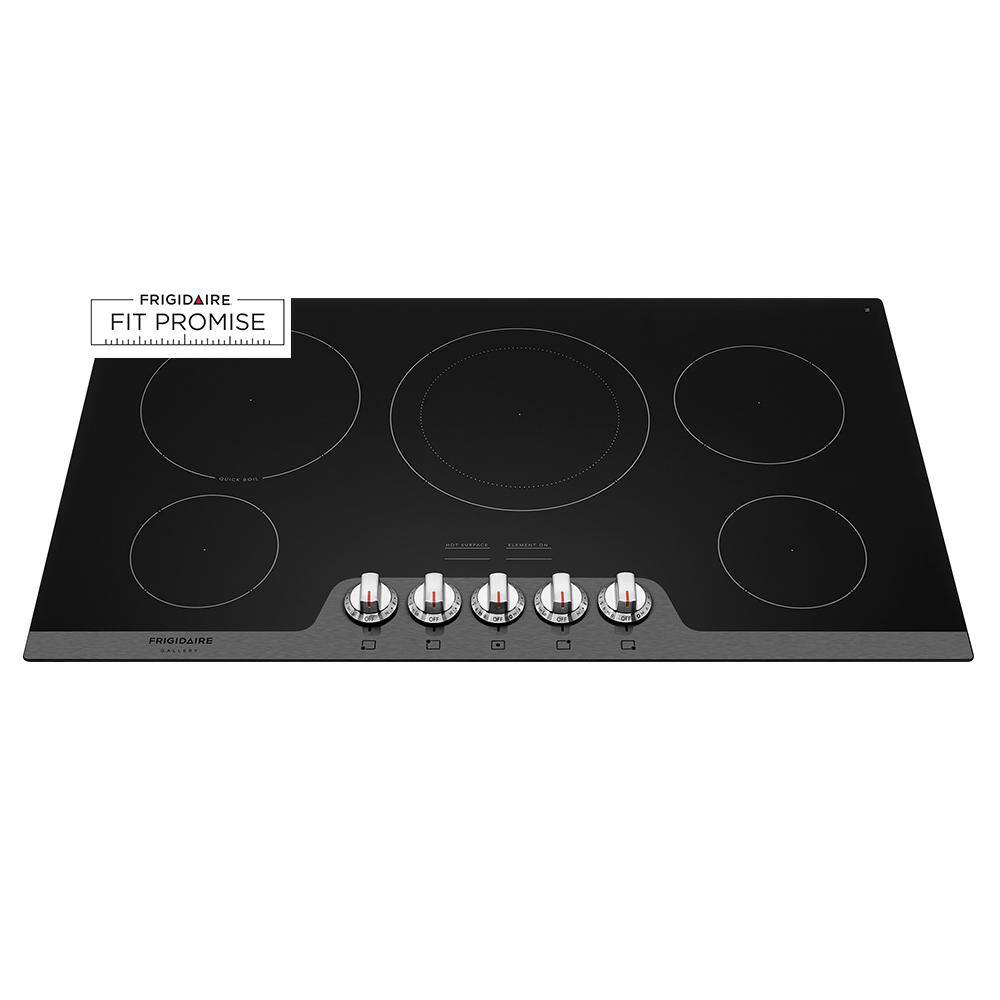 FRIGIDAIRE 36 in. Radiant Electric Cooktop in Stainless with 5