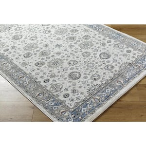 Zidane White Traditional 5 ft. x 7 ft. Indoor Area Rug