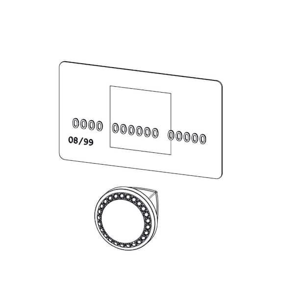 Isabel 1-1/4 in. Chrome with Clear Crystal Cabinet Knob Isabel 1-1/4 in. Chrome with Clear Crystal Cabinet Knob