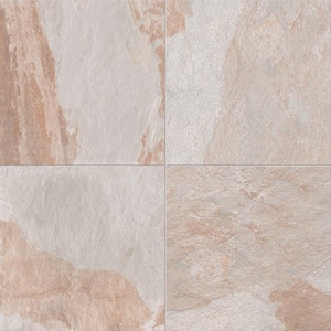 Sample - 6 in. x 6 in. x 0.75 in. Flagstone Natural Cleft Stone Look Porcelain Paver