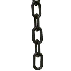 Mr. Chain 1 in. (#4, 25 mm) x 25 ft. Black Plastic Chain 10003-25
