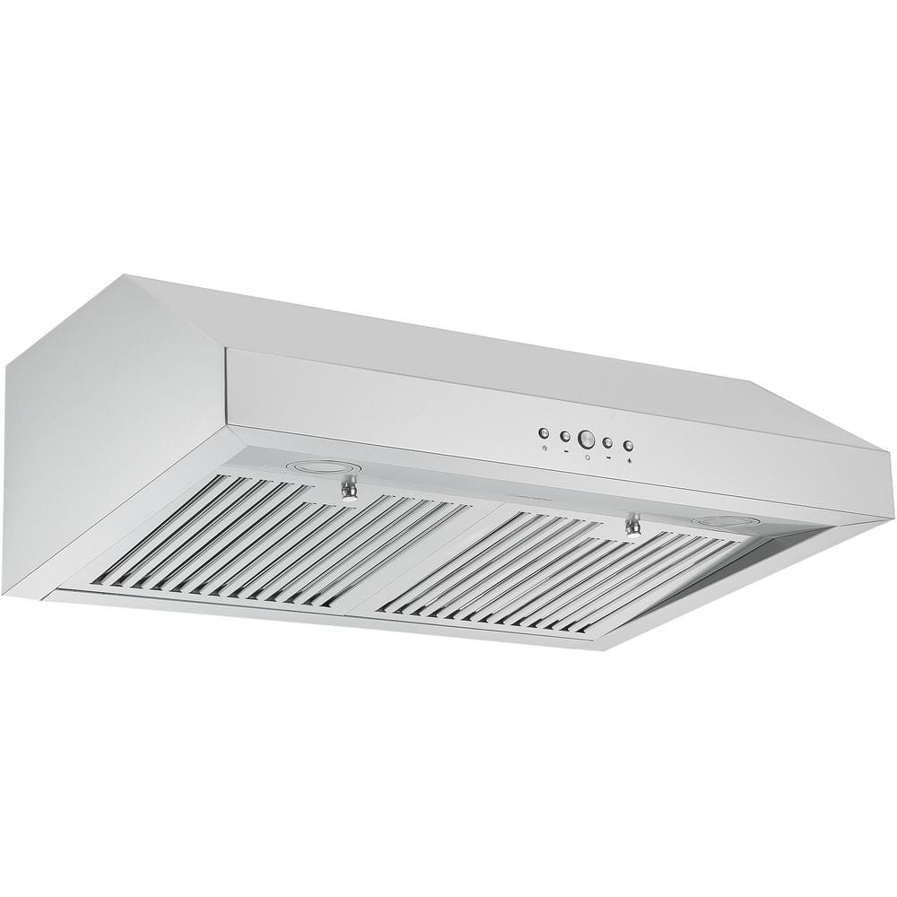 30 in. 440 CFM Ducted Under Cabinet Range Hood with LED Lights in Stainless Steel