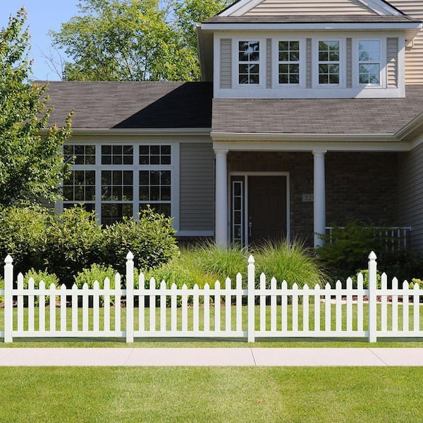 Veranda 4 in. x 4 in. White Vinyl Gothic Fence Post Top