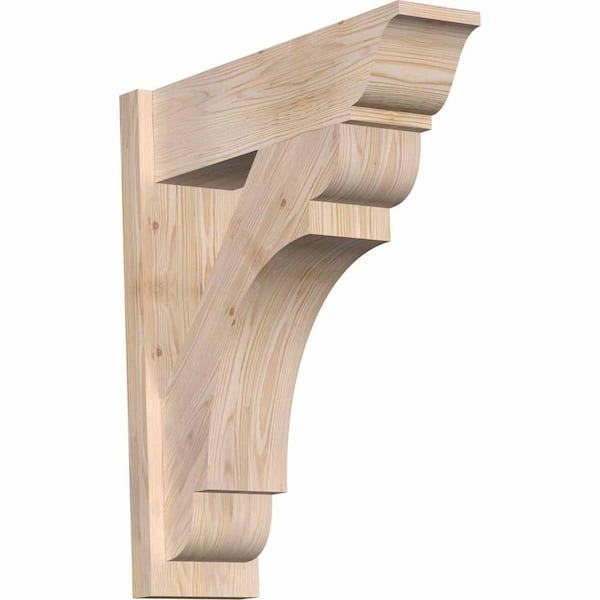 Ekena Millwork 8 in. x 30 in. x 26 in. Olympic Traditional Smooth Douglas Fir Outlooker