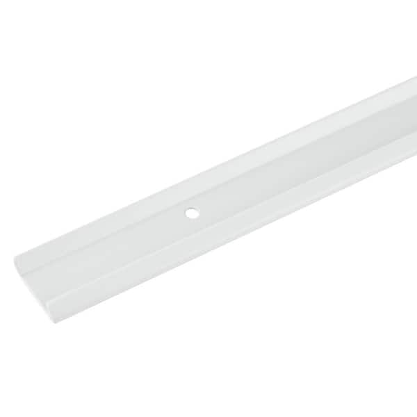 Everbilt 80 in. White Super Duty Steel Hang Track for shelf bracket