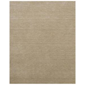 Arizona 8 ft. X 10 ft. Ivory Solid Color Area Rug