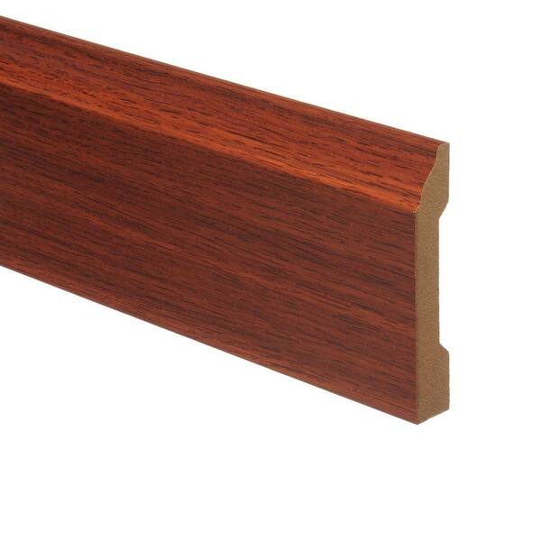 Zamma Brazilian Cherry 9/16 in. Thick x 3-1/4 in. Wide x 94 in. Length Laminate Wall Base Molding