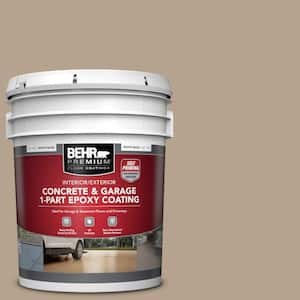 5 gal. #PFC-33 Washed Khaki Self-Priming 1-Part Epoxy Satin Interior/Exterior Concrete and Garage Floor Paint