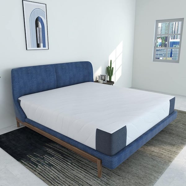 Silverpark 10 in. Medium Firm Hybrid Innerspring and Gel Memory Tight Top Foam Queen Mattress