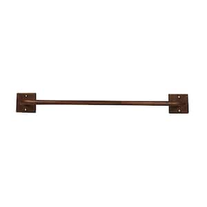 24 in. Hand Hammered Copper Towel Bar in Oil Rubbed Bronze
