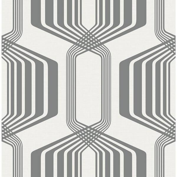 Art Deco Silver Wallpaper