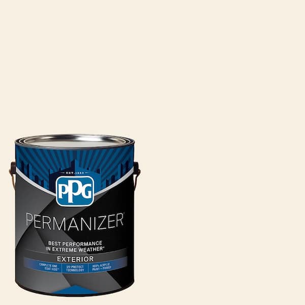 1 gal. PPG15-06 White Chip Semi-Gloss Exterior Paint
