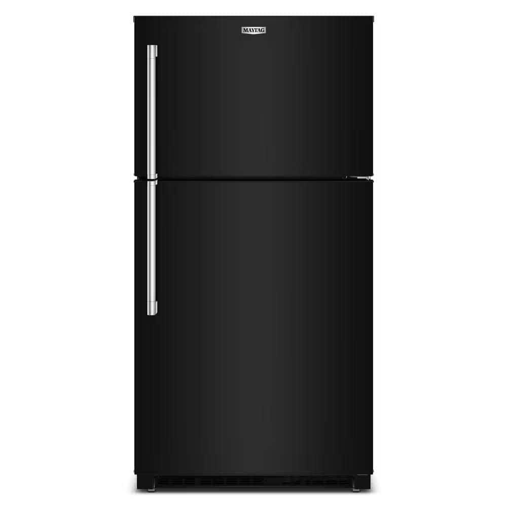 black-maytag-top-freezer-