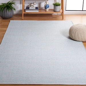 Montauk Turquoise/Gray 8 ft. x 10 ft. Abstract Gradient Area Rug
