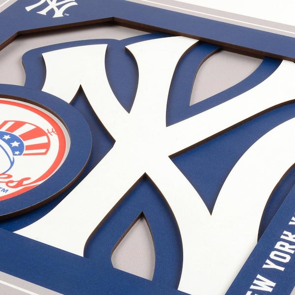 Mũ MLB Unisex Cap New York Yankees Logo Thêu Chỉ Bạc