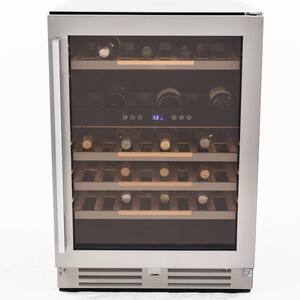24 in. W 47-Bottle Wine and 0 Can Beverage Cooler