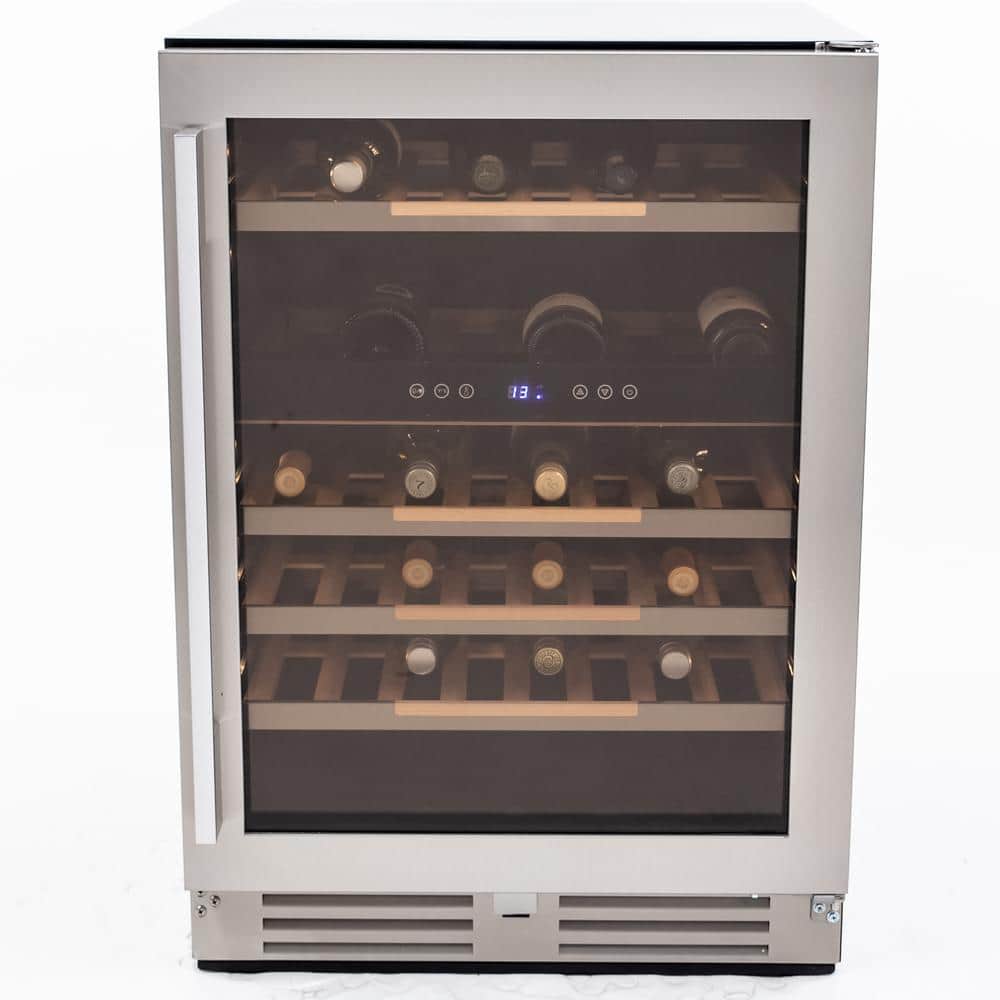 24 in. W Single Zone 47-Bottle Wine Cooler