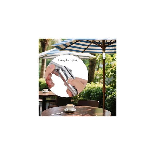 aluminum patio umbrella replacement freme GLDDFDG Canopy 12 Ribs for 15'X9' Double Sided Patio Umbrella 90 Sq Ft. Patio Umbrella Canopy 10ft 8-Rib