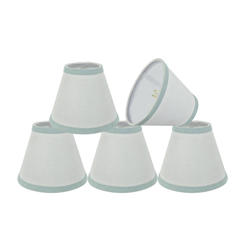 Aspen Creative Corporation 6 in. x 5 in. White and Light Blue Trim ...