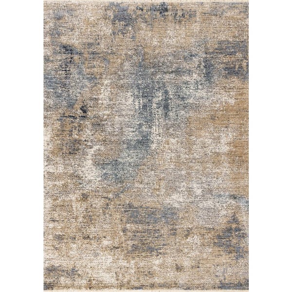 Beige  8 X 10 ft. Woven Abstract Rectangle Indoor Area Rug