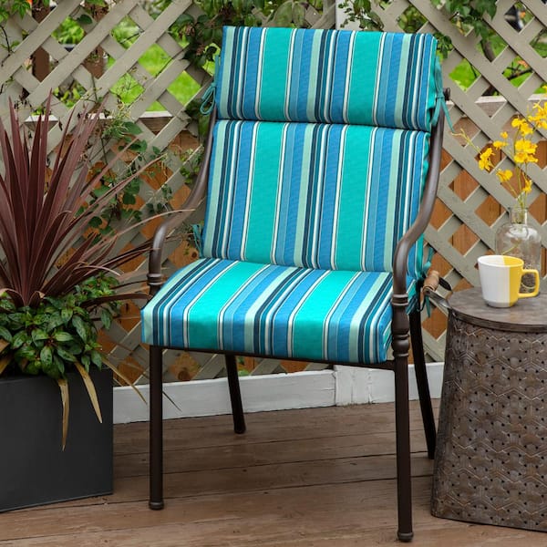 sunbrella high back patio chair cushions