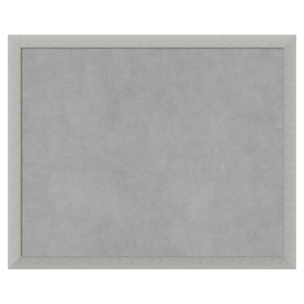 Amanti Art Silver Leaf 22 in. x 18 in Framed Magnetic Board
