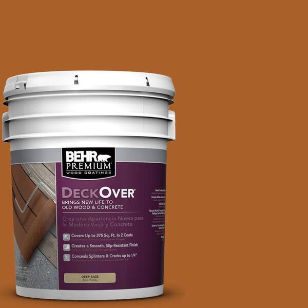 BEHR Premium DeckOver 5 gal. #SC-533 Cedar Naturaltone Solid Color Exterior Wood and Concrete Coating
